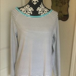 Black & White Stripe Top